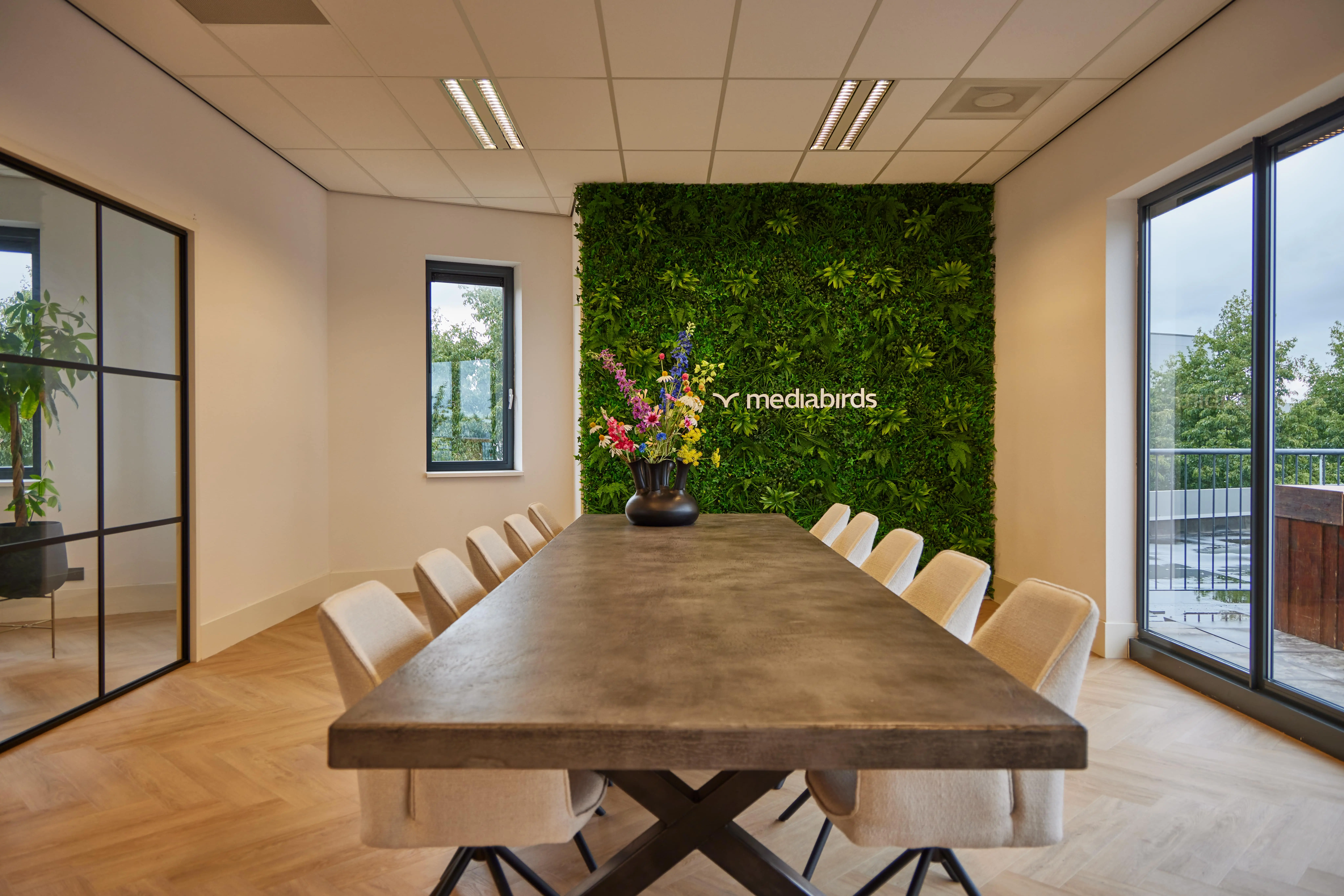 Mediabirds kantoor vergaderen